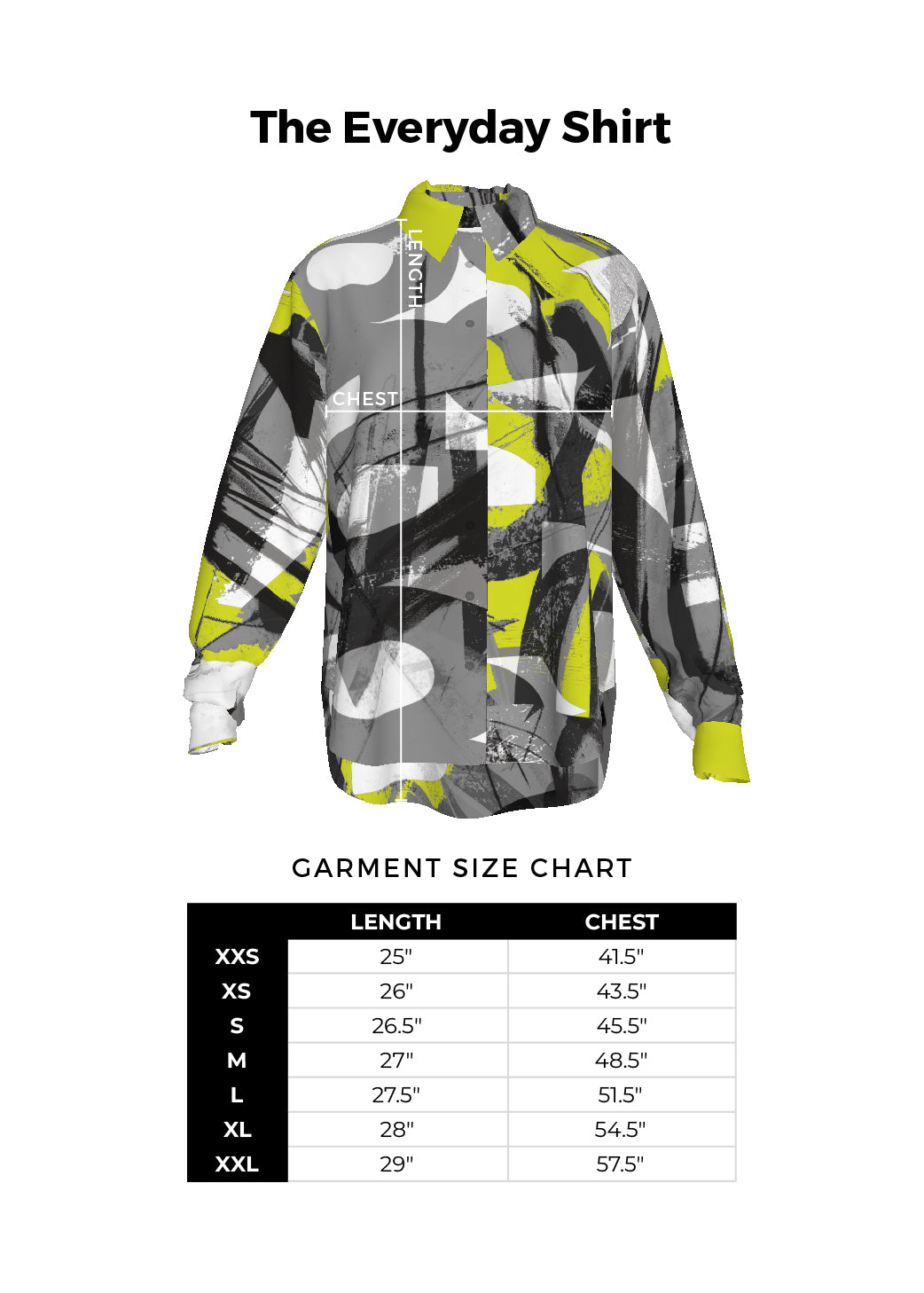The Everyday Shirt | Yellow Gray Sketch