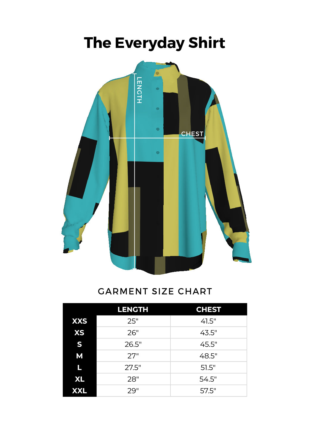 The Everyday Shirt | Yellow Blue Graphic