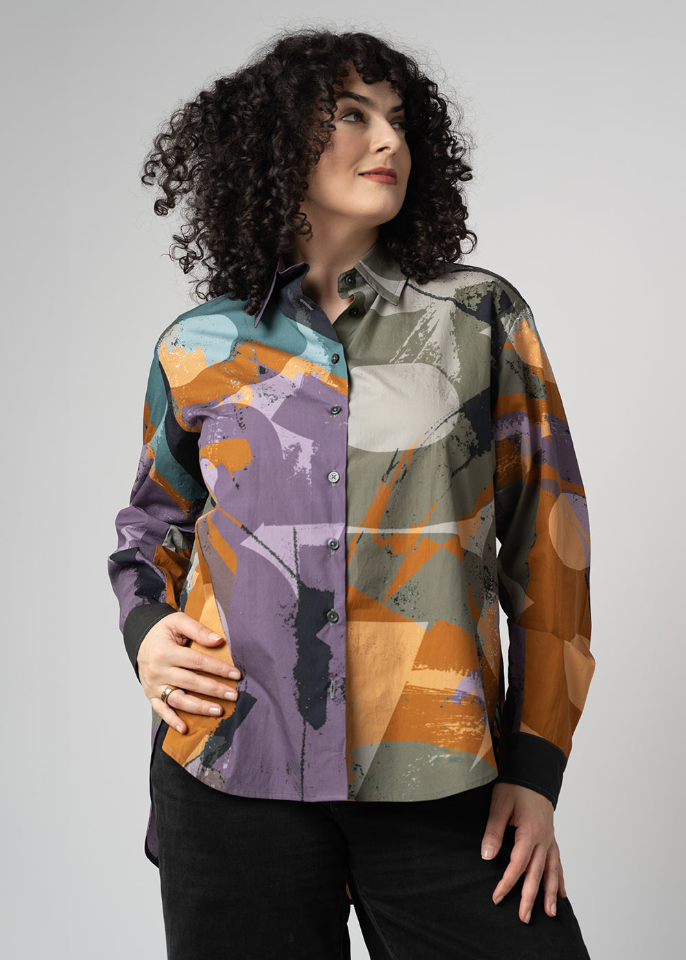 The Everyday Shirt | Orange Purple