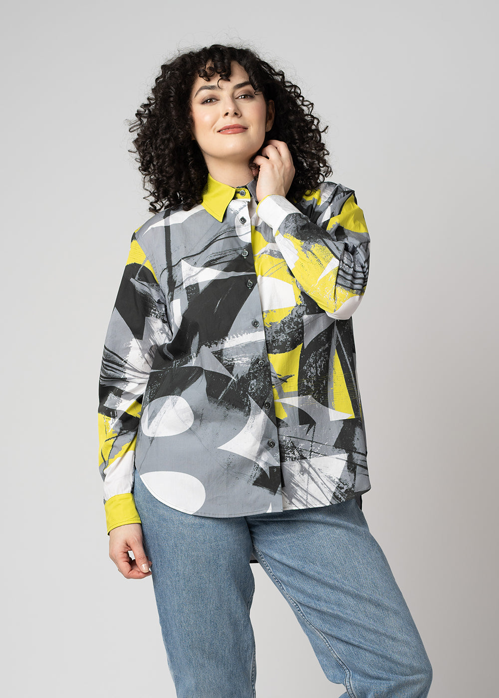 The Everyday Shirt | Yellow Gray Sketch